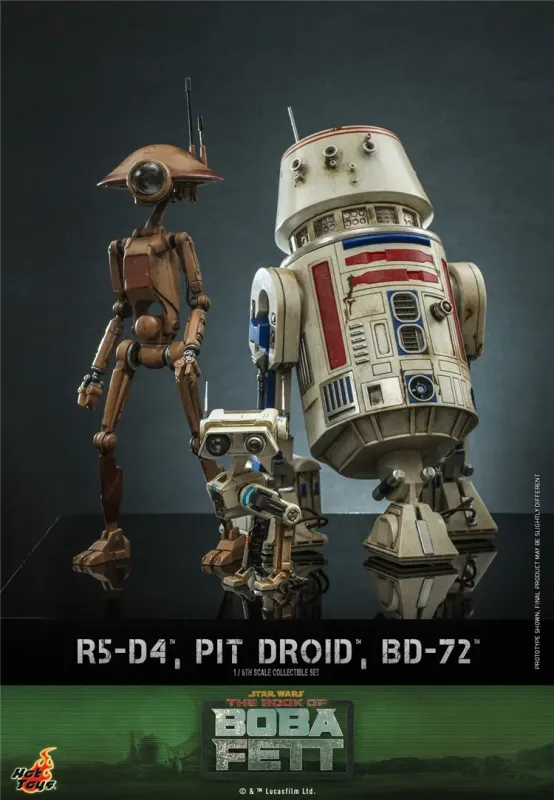 Star Wars: R5-D4 with Pit Droid and BD-72
